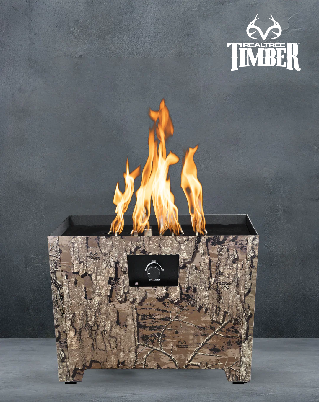 Realtree Timber Portable Outdoor Fire Pit by Live Outdoor